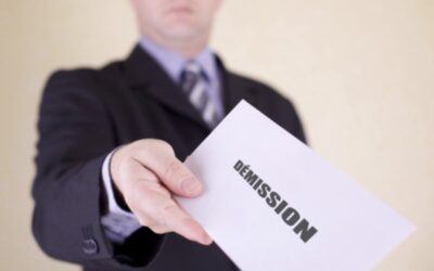 Démission secrétaire
